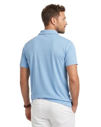 Liloak Polo T Shirts for Men Pack Basic Tee Shirts Mens with Polo Neck for Summer Business Casual Golf - Thumbnail 4
