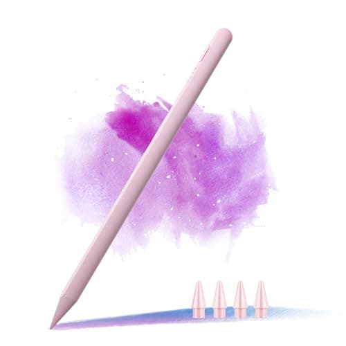 Stylus Pen for iPad 9th&10th Generation, Battery Indicators Apple Pencil with Palm Rejection Tilt Sensitivity Pen for 2018-2025 Apple iPad 10/9/8/7/6th, Pro 12.9/11/13 M4, Mini 5/6, Air 3/4/5/M2 - Image 1