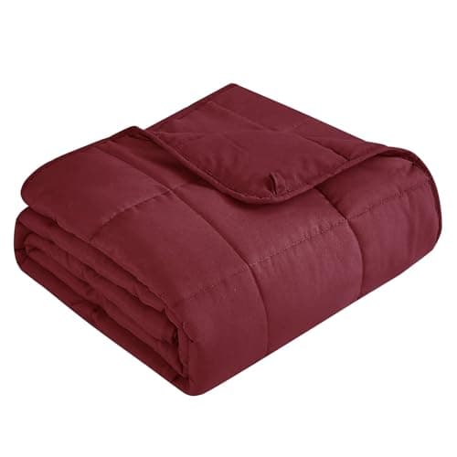 Topcee Weighted Blanket for Adults (20 lbs, 60" x 80") Queen Size Soft Cooling Heavy Blanket Sleeping, Apply to 190-210 lbs Body, Thick Breathable Blanket with Glass Bead, Easy Care