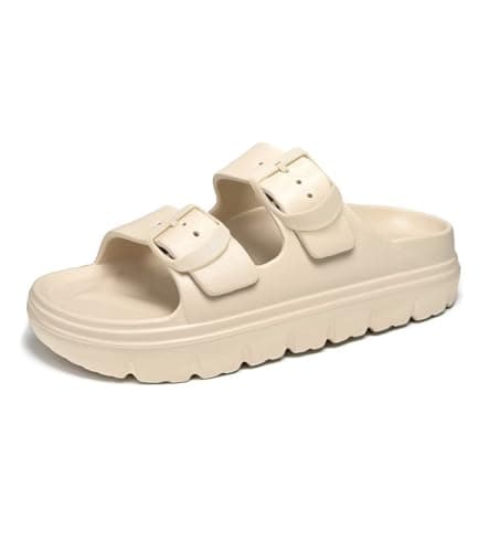 Haifago Platform Sandals Women Arch Support Summer Slides, Adjustable Double Strap Sandal Thick Sole Causal Fashion Indoor and Outdoor - Image 1