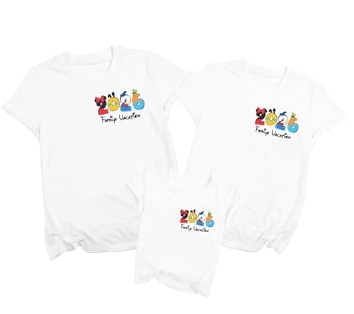 Magical Family Shirts matching 2026 Vacation Family Matching Outfits Mom and Mini Cute Summer Trip Clothes - Thumbnail 4