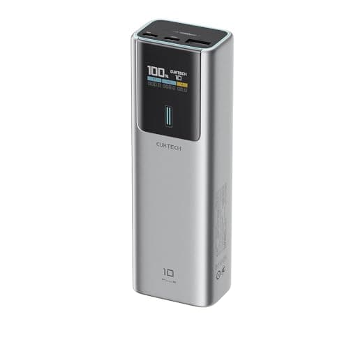 CUKTECH 90W Power Bank 15,000mAh, Airline Approved Portable Charger with Smart TFT Display, 3-Port Fast Charging Battery Pack for MacBook Pro/Air, iPhone 17/16/15, Galaxy S26/25/S24, Pixel 10/9/8 - Image 1