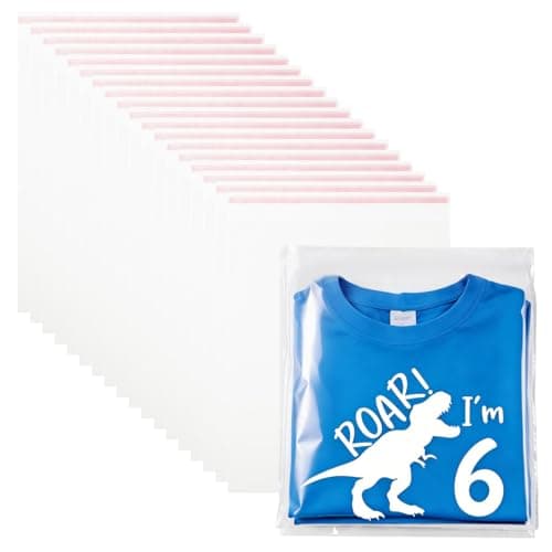 zzwjhpak Clear Vented Self Seal Plastic Storage Bags, 120 Count - Ideal for Sweaters, Hoodies & Seasonal Storage - Resealable Poly Bags (10x14 Inches) - Image 1