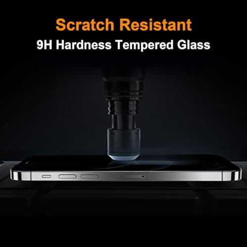 OneFish for iPhone 15(6.1 inch) Tempered Glass Screen Protector Full Edge Coverage? Privacy Auto Dust-Elimination Easy Installation Screen Protector [2 Pack] - Thumbnail 4