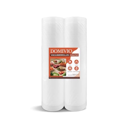 Vacuum Sealer Rolls 2 Pack, 8" x 16' Vacuum Seal Bags for Food Storage Saver, BPA-Free FoodSaver Bags Rolls for Freezer, Meal Prep & Sous Vide Cooking - Image 1