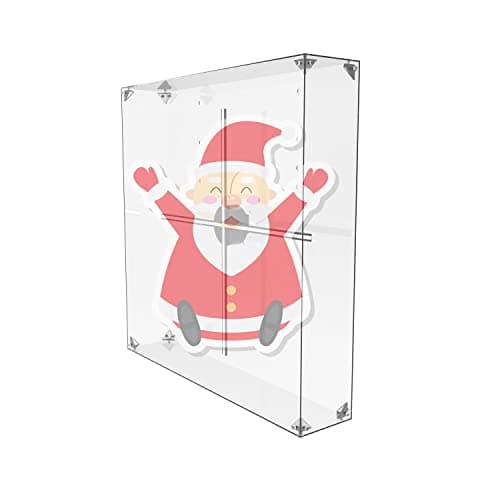 Missyou 3DHologramFan Cover ,3DHologramFan Protective Cover for Collectibles Assemble Clear Acrylic Box Alternative Glass Case (Suitable for 27.5" and below (H 28.4"*W 7.8*L 28.4"))