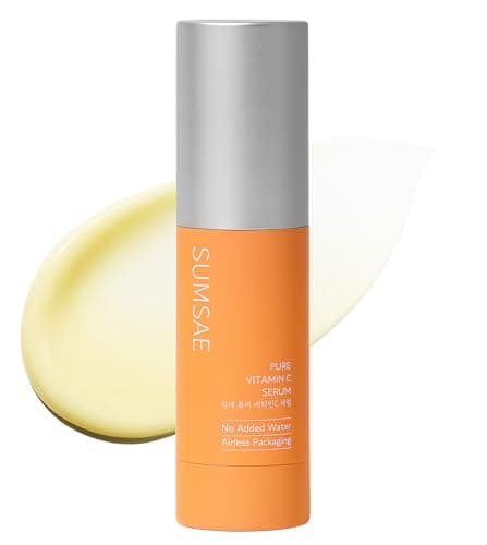 SUMSAE Pure Vitamin C Serum - Korean Skincare with Vitamin 10.5%, Waterless (No oxidation formula), Special Airless Pump, Brightening and Firming Skin, Improving Uneven/Dull Skin Tone, 30ml/1.01fl.oz