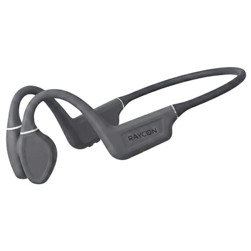 Raycon Everyday Bone Conduction Headphones Bluetooth - Open Ear Running Headphones, Sweat & Water-Resistant Earbuds with Mic for Sports & Workouts, 13hr Playtime (Gray) - Thumbnail 2