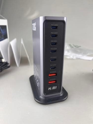 520W USB C Fast Charger Block, PD 3.1 100W 8 Port USB Charging Station, GaN Ⅲ Fast Charging Station for Multiple Devices, Laptop Wall Charger Compatible with iPhone 17/iPad/MacBook etc - Thumbnail 3