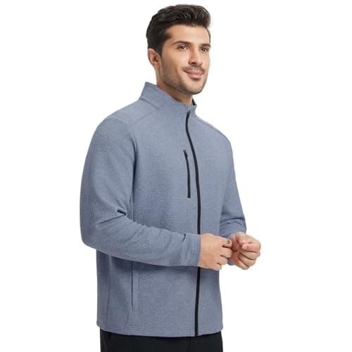 M MAELREG Winter Jackets for Men Lightweight Thermal Insulated Fall Light Jacket Casual Windproof Pockets - Thumbnail 2