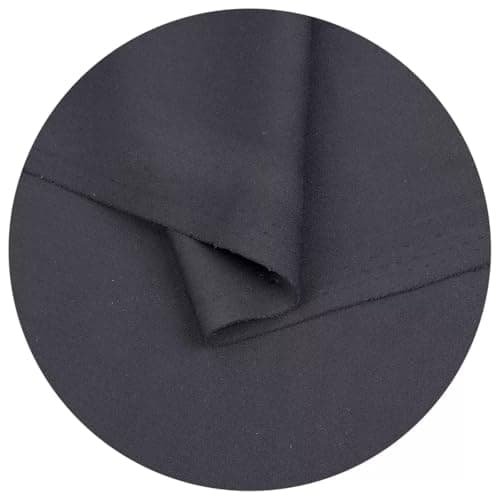 bpbtti Women's Crossover High Waist Workout Shorts with 2 Side Pockets (Black/Blue, M) - Thumbnail 6