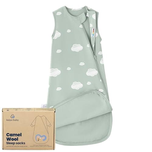 kaiya baby Unisex Sleeping Bag for Babies and Toddlers 0.5 Tog Sleep Sack 6-18 Months, Newborn Sleep Sack, Wearable Blanket Baby, One Piece Sleeveless, Gifts for Baby - Image 1