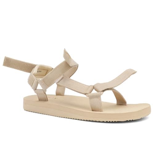 Muboliy Women's Sandals Casual Summer Water Sandals with Arch Support Yoga Mat Insole Outdoor Wadable Sandals - Thumbnail 6