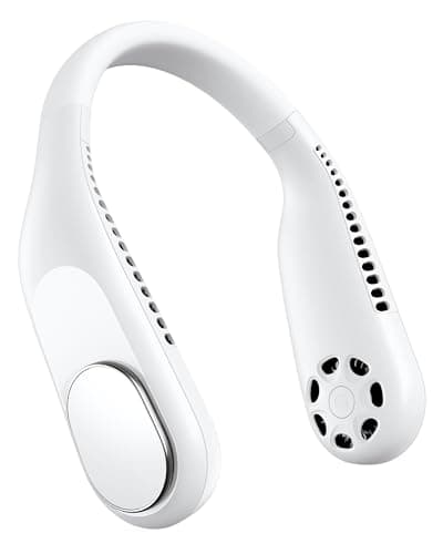 Chasesun Portable Neck Fan - Rechargeable Personal Fan, Up to 10 Cooling Hours Battery Powered, neck fans that blow cold air for Travel Summer, Gift for Men Women Dad Mom Hands Free Bladeless - Image 1