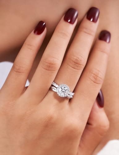 IMOLOVE Moissanite Wedding Band for Women, Twisted Rope D Color VVS1 Moissanite, Full Eternity Rings, Stackable Promise Ring for Engagement, Anniversary, Proposal Size 4 - Thumbnail 5