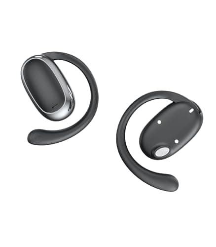 Translation Earbuds Real Time 156 Languages 60H Playtime, AI App Control Open Ear Bluetooth Translator Headphones 8-in-1 Audifonos Traductores Inglés Español for Travel Business Learning, Black