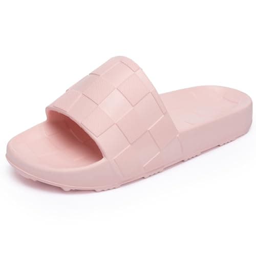 GOEWY Cloud Womens Sandals - Bathroom Shower Shoes - Non Slip House Slippers - Lightweight Beach Slides Essentials for Home Travel Pool Gym - Thumbnail 2