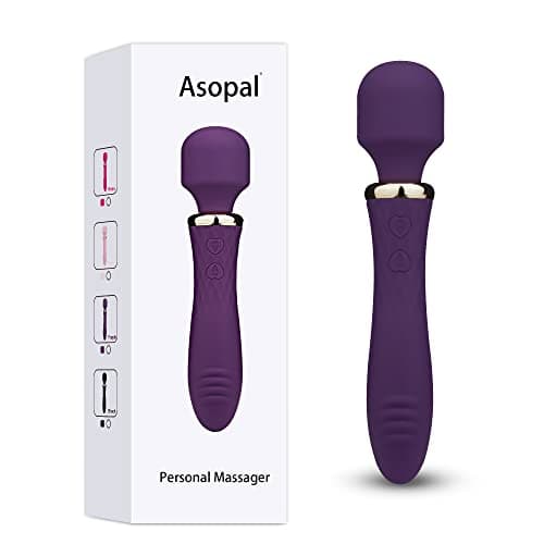 Asopal Handheld Back Massager, Electric Full Body Massager, (Purple) - Image 1