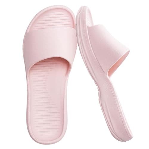VIVASUN Women's Arch Support Waterproof Slip On EVA Slides,Pink,6 - Thumbnail 6