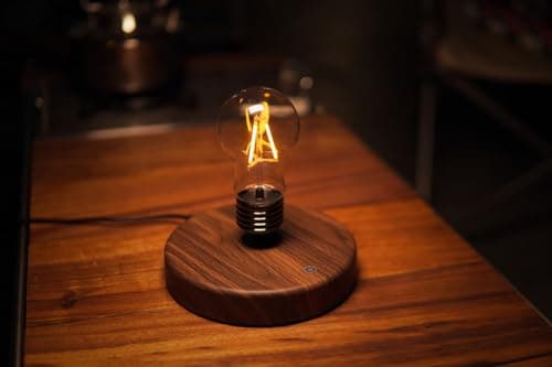 INOVAXION Levitating Floating Light Bulb, Magnetic Levitation Wireless Bulb Lamp, Gravity Lamps, Magnetic Levitating Decor& Display for Room and Office, Unique Tech Gift and Toy. - Thumbnail 3