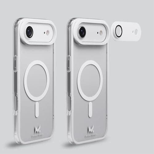 M.Craftsman iPhone Air Case with Camera Lens Protector – Aerospace-Grade Aluminum, Lightweight Clear Shockproof Hybrid Cover, Stylish Slim Dual-Layer Design, Compatible with MagSafe, 6.5 inch - Thumbnail 3