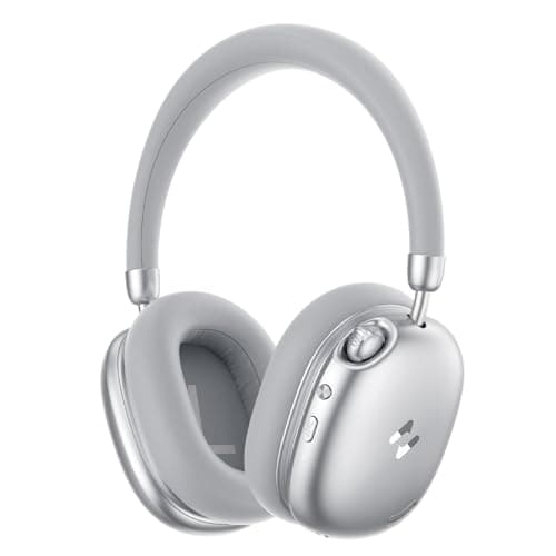 havit Space S1 Hybrid Adaptive Noise Cancelling Headphones, 100H Playtime, 45dB ANC, Bluetooth 6.0, LHDC Hi-Res Audio, Over Ear Wireless Headphones with App EQ, Dual Device, for Travel, Office, Home - Image 1