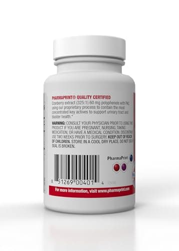 PharmaPrint CranEx - 30ct (325:1 Cranberry Extract) Superfruit Cranberry Dietary Supplement - Thumbnail 2