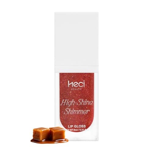 HECI BEAUTY Glitter Gloss Bling Lip Gloss, Hydrating High Shine Lipgloss for Women, Non-Sticky Plumping Lip Oil with Vitamin E, Long Lasting Shimmer Finish for Daily Makeup, Sunset Orange, 0.21 fl oz - Thumbnail 6