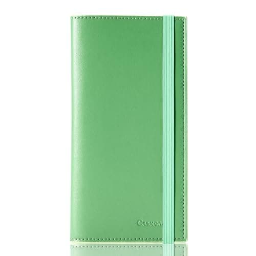 CASMONAL Checkbook Covers for Personal Checkbook Holder RFID Blocking Premium Leather Checkbook Cover for Duplicate Checks - Image 1