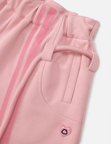 Aelfric Eden Stripe Super Baggy Sweatpants Oversized Barrel Pants Vintage Wide Leg Elastic Waist Lantern Trouser Unisex Pink X-Large - Thumbnail 6
