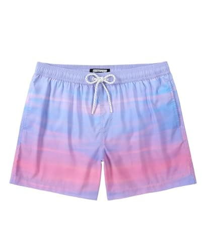 CoozySphere Mens 5 Inch Stretch Swim Trunks Quick Dry Mesh Lining Beach Board Shorts Swimwear M - Image 1