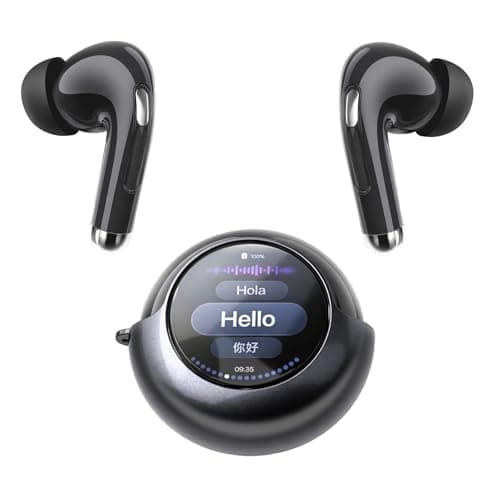 AI Translation Earbuds Real Time, 157 Languages 2-Way Translator Earbuds with Call Translation, 3-in-1 Interpreter, 40H Playtime, Audifonos Traductores Inglés Español for Travel Business Learning