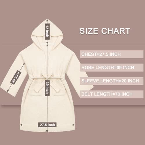 bearberry Women's Plush Bathrobe for Lounging – Ultra Soft Lightweight Cozy Hooded Robe with Pockets, Perfect Comfort for Bedroom, Spa & Relaxation, Thoughtful Gift for Mom Wife Girlfriend - Thumbnail 6