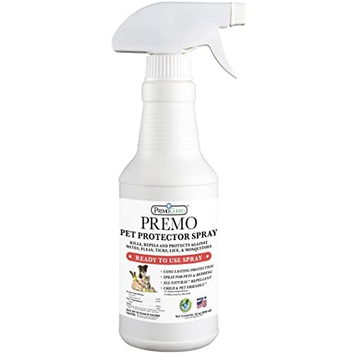 Premo Guard Pet Protector Spray - 32 oz - Kills Mites, Fleas, Ticks, & Mosquitoes - for Dogs, Cats, & Home - Natural Plant Based Oils for Control, Prevention & Treatment - Family Safe - Image 1