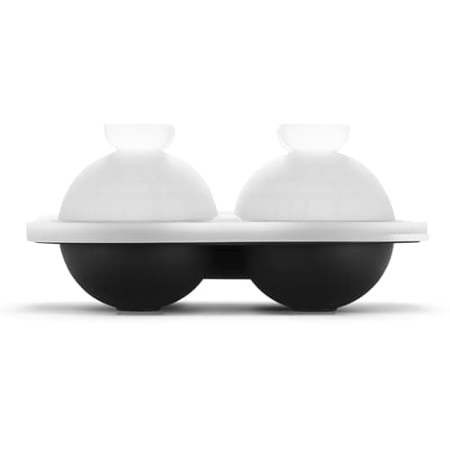 ACOOKEE Death Star Ice Cube Molds, Nerd Whiskey Gifts for Men Geeks, Fun Shapes Large Ball Ice Cube Mold for Cocktails, Bourbon - Thumbnail 5