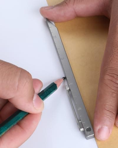 Titanium Pry Bar, EDC Pocket Tool with Clip - Thumbnail 5