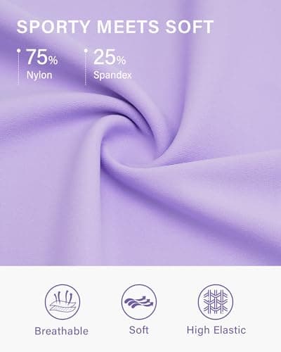 Stelle Women Tennis Golf Skirts High Waisted with Inner Shorts for Athletic Workout Sports Skorts Running Pickleball (LLC, M) Lilac - Thumbnail 6