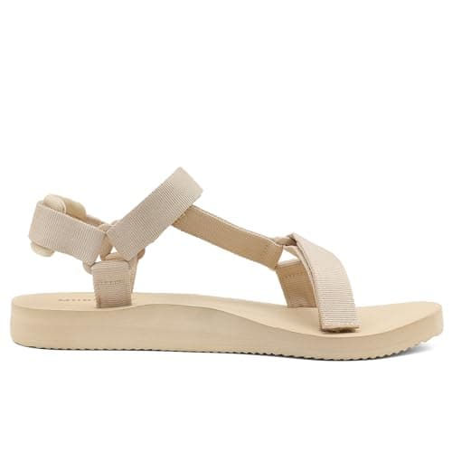 Muboliy Women's Sandals Casual Summer Water Sandals with Arch Support Yoga Mat Insole Outdoor Wadable Sandals - Thumbnail 3
