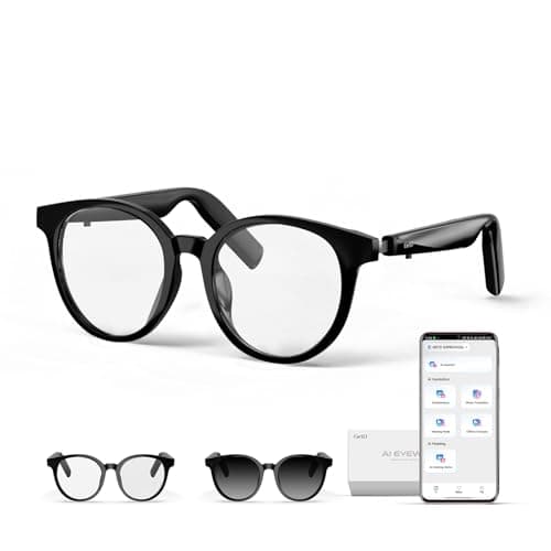 GetD AI Glasses for Men & Women, Smart Glasses Powered by ChatGPT with 145-Language Translation,Bluetooth 5.4 Glasses, Polarized & Photochromic Lenses, 11H Music Play for Driving and Daily Use - Image 1