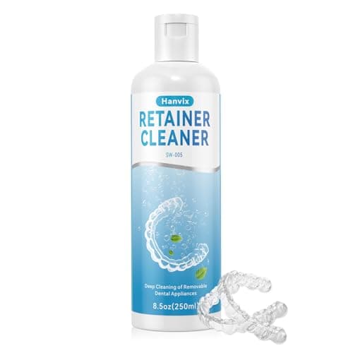 Ultrasonic Retainer Cleaner Solution for Ultrasonic Retainer Cleaner Machine, Aligner Cleaner, Nightguard Cleaner, Mouthguard Cleaner, Denture Cleaner, 8.5oz - Image 1