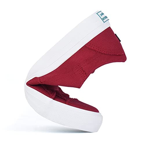 JENN ARDOR Women's Stylish Slip On Sneakers No Laces Elastic Low Top Canvas Sneakers Trendy Flats Comfortable Casual Walking Shoes - Thumbnail 5