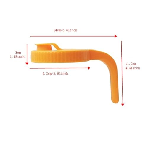 Mason Jar Wide Mouth Handled Lids, Mason Jar Thickened Handled Flip Lids for Cold Brew Flower Vegetable Shaker Cup, 5PCS (Bottles Not Included) - Thumbnail 6