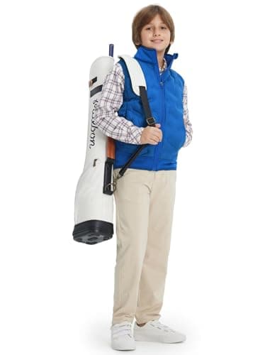 M MAELREG Boys Puffer Quilted Vest Warm Lightweight Sleeveless Kids Jacket with Pockets for School Outdoor Winter - Thumbnail 6