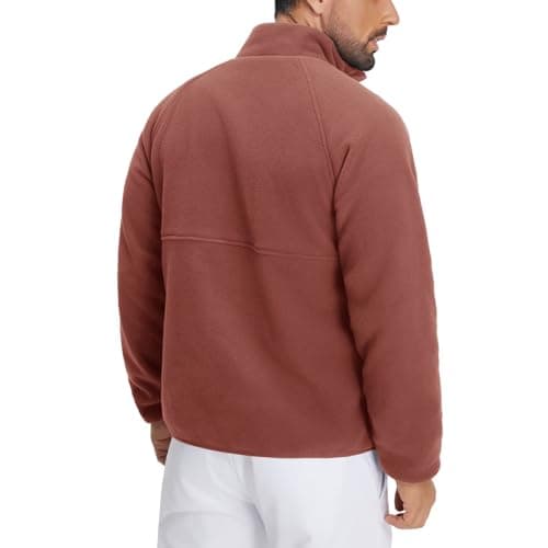 M MAELREG Reversible Fleece Lined Jacket Men Zip Up Warm Golf Jackets Fall Winter Casual Insulated Coats Clothes - Thumbnail 2