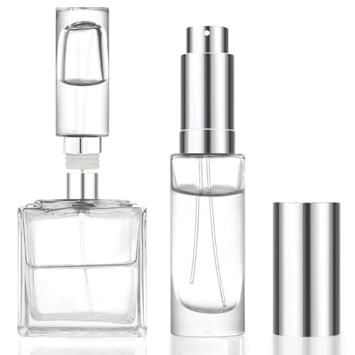 MUB 10ml Perfume Travel Refillable Atomizer Bottle Glass Unique Top-Filling Leak-Proof Spray Bottle Atomizer Sprayer for Perfume Cologne Mini Travel Size Empty Pocket Portable - Image 1