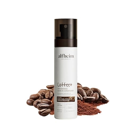 ALFHEIM Coffee+ Thickening Leave-in Spray for Fine & Thinning Hair with Caffeine, Biotin & Arabica Coffee Oil – Strengthening, Volumizing & Heat-Protecting Formula – Sulfate-Free – 5.4 oz / 160 ml - Image 1