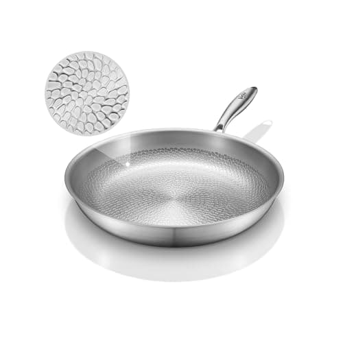 VocVoi Titanium pans for cooking,12" Nonstick pro frying cookware
