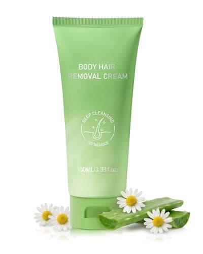 Hair Removal Cream for Women & Men, Gentle & Fast Body Hair Remover, Smooth Skin Finish, Suitable for Legs, Arms, Underarms & Bikini Area, Soothing Formula for Sensitive Skin