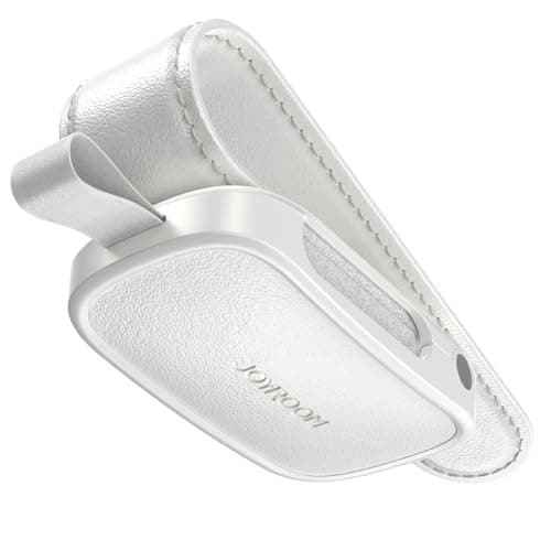 JOYROOM Sunglass Holder for Car Magnetic Visor Sunglasses Holder Clip (White)