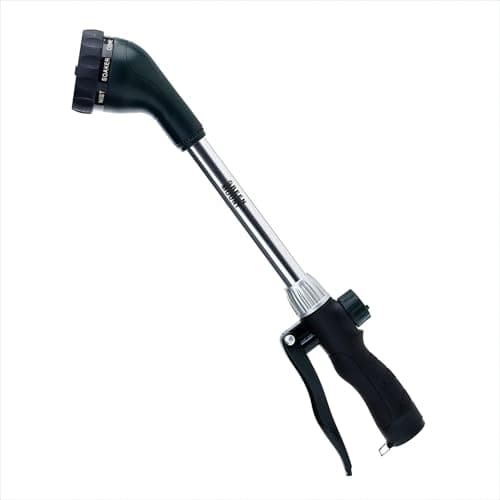GREEN MOUNT Watering Wand 16-Inch, Heavy Duty Garden Wand with 8 Spray Patterns | Ergonomic & Lightweight for Easy Watering | Ideal for Hanging Baskets, Potted Plants, Window Boxes，Blackish Green - Image 1